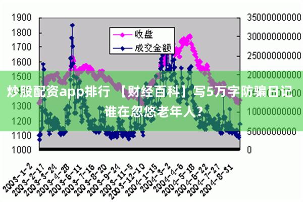 炒股配资app排行 【财经百科】写5万字防骗日记  谁在忽悠老年人？