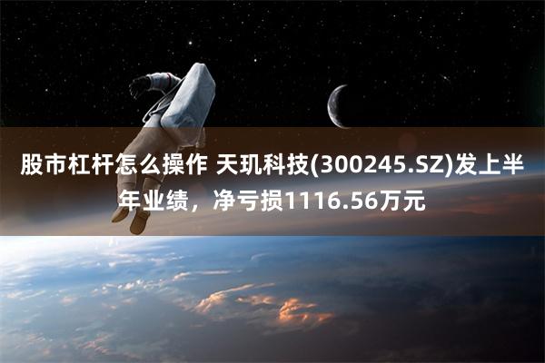 股市杠杆怎么操作 天玑科技(300245.SZ)发上半年业绩，净亏损1116.56万元