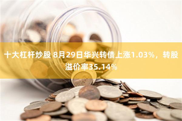 十大杠杆炒股 8月29日华兴转债上涨1.03%，转股溢价率35.14%